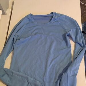 lululemon athletica Blue Long Sleeve Top